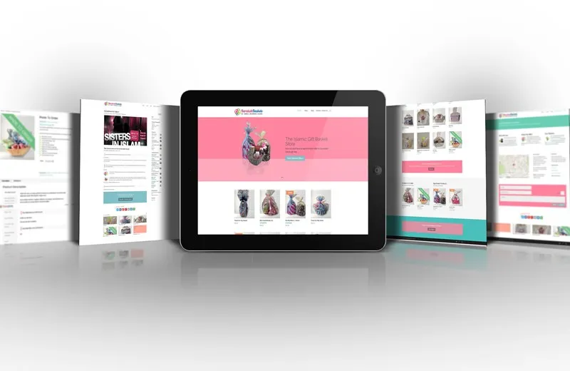 Barakah Baskets website preview